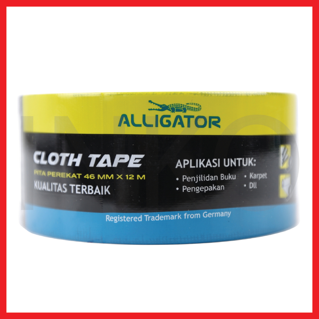 

ALLIGATOR CLOTH TAPE 46MMX12M BLACK