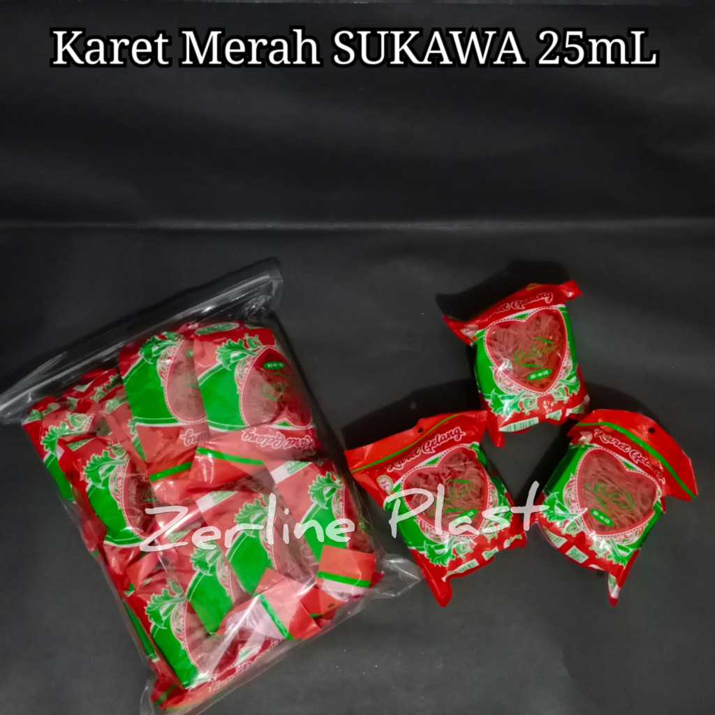 Karet Gelang Merah SUKAWA 25mL @800gram