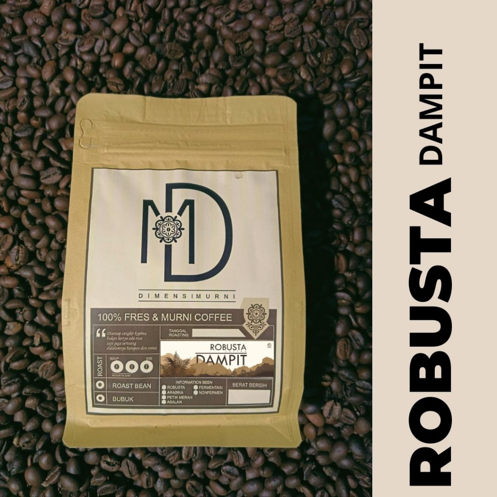 

Biji Kopi Bubuk. ROBUSTA DAMPIT. (Medium To Drak Roast). Bubuk/Roastbean KOPI enak