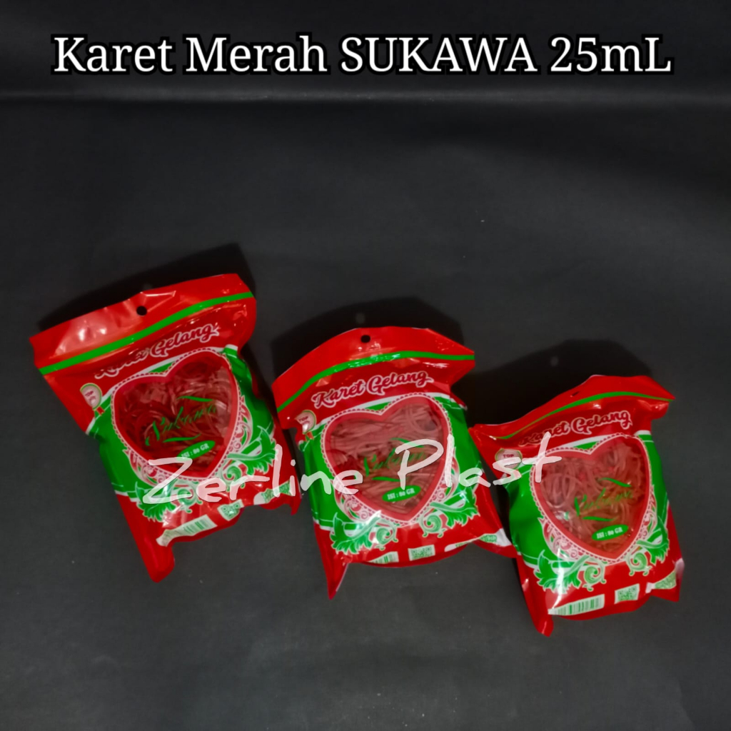 Karet Gelang Merah SUKAWA 25mL @800gram