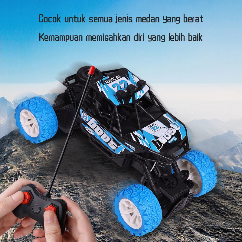 SYH Mall MAINAN ANAK MOBIL REMOTE CONTROL RC MONSTER CHARGE CROSS COUNTRY SKALA 1:20