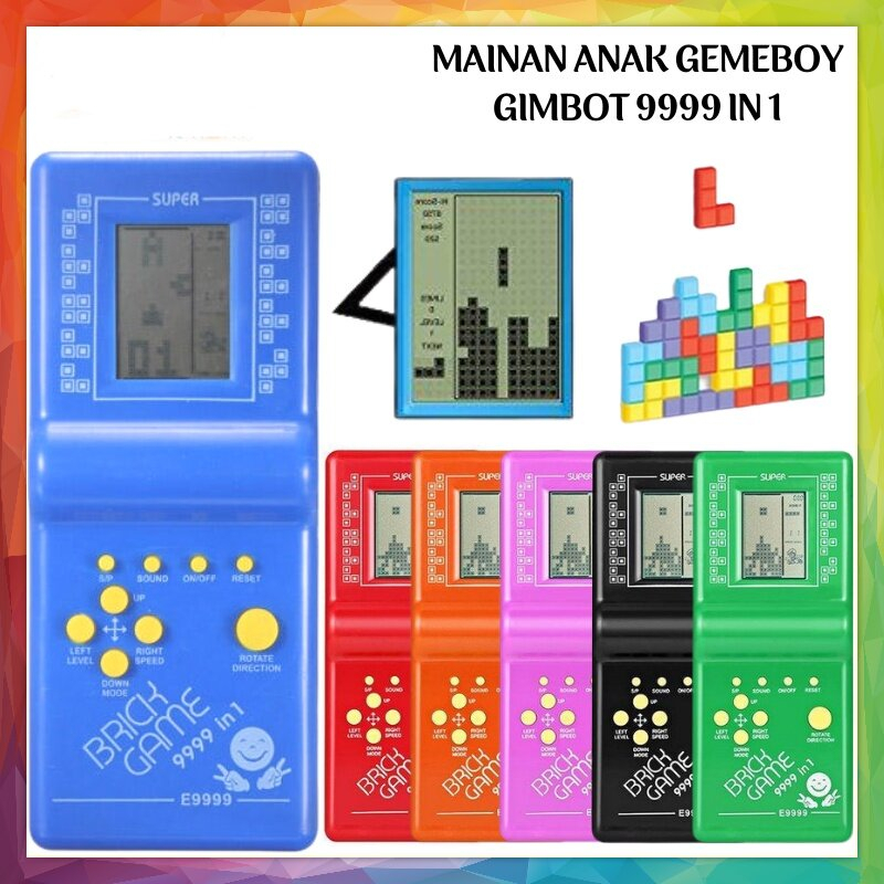 Mainan Gemboy Brick Game 9999 IN 1 Mainan Anak Murah Meriah Tetris Gembot