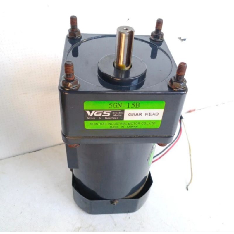 AC MOTOR GEARBOK VGS 220V 60W RATIO 1 : 15 106RPM