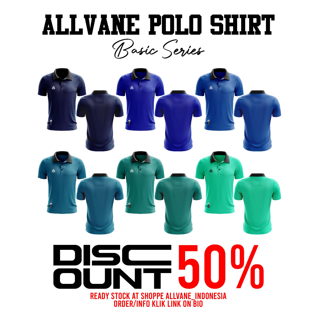 POLO SHIRT SPORT ALLVANE / POLO SHIRT SPORT / POLO SHIRT DRIFIT / POLO SHIRT CASUAL/ POLO SHIRT OLAH