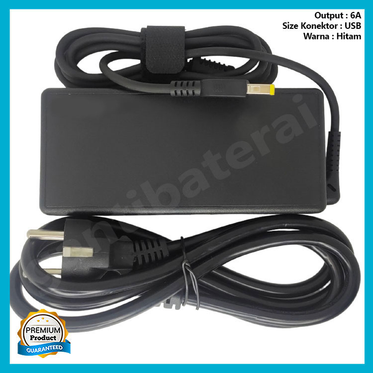 ADAPTOR CHARGER LAPTOP LE 20V - 6A USB 120W