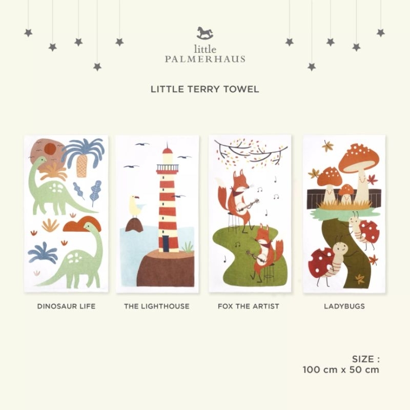 Little terry handuk 50x100cm basic/handuk baby