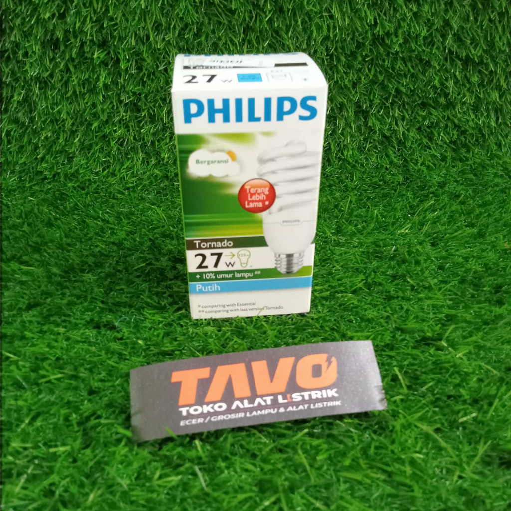 Lampu Philips Helix 27W 27 Watt Putih E27 - Lampu Spiral Tornado 27 W
