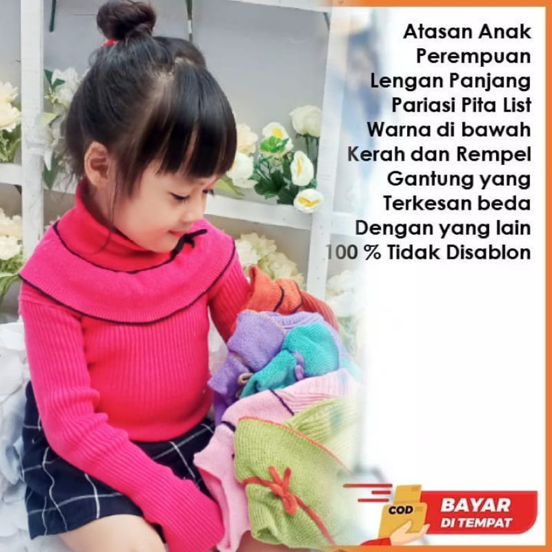 SWEATER RAJUT NATASYA OUTERWEAR ANAK PEREMPUAN