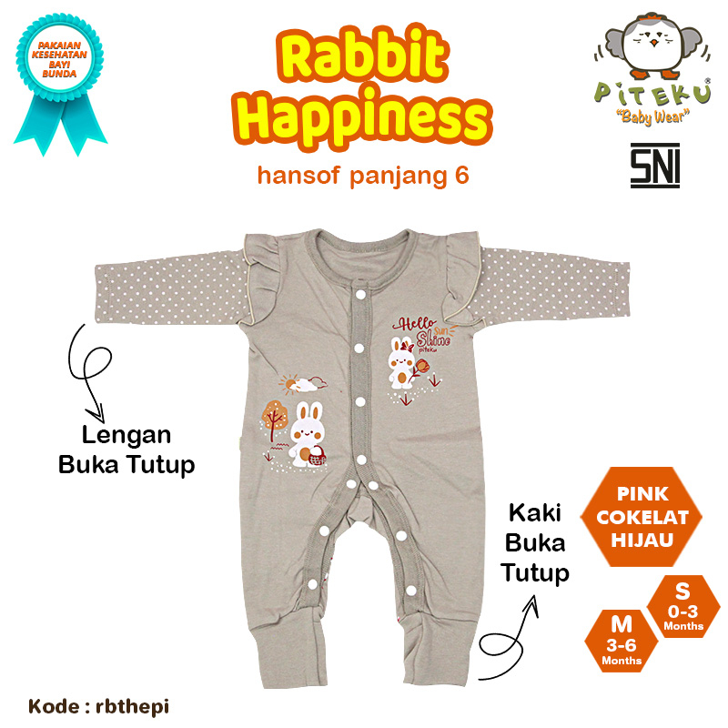 PITEKU JUMPER PANJANG MOTIF RABBIT / JUMPER BAYI