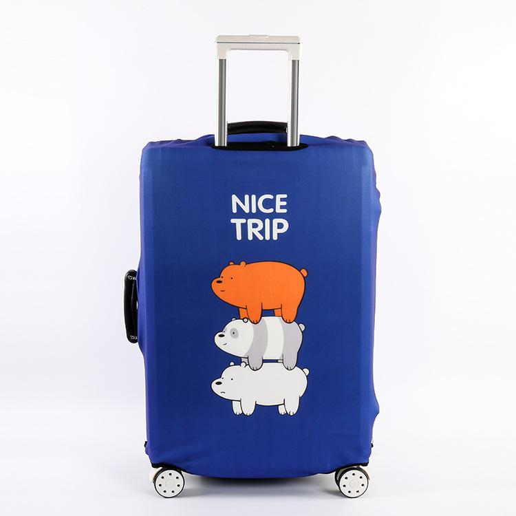 Sarung Koper Import Elastis Banyak Motif Elastic Luggage Cover - ELC01