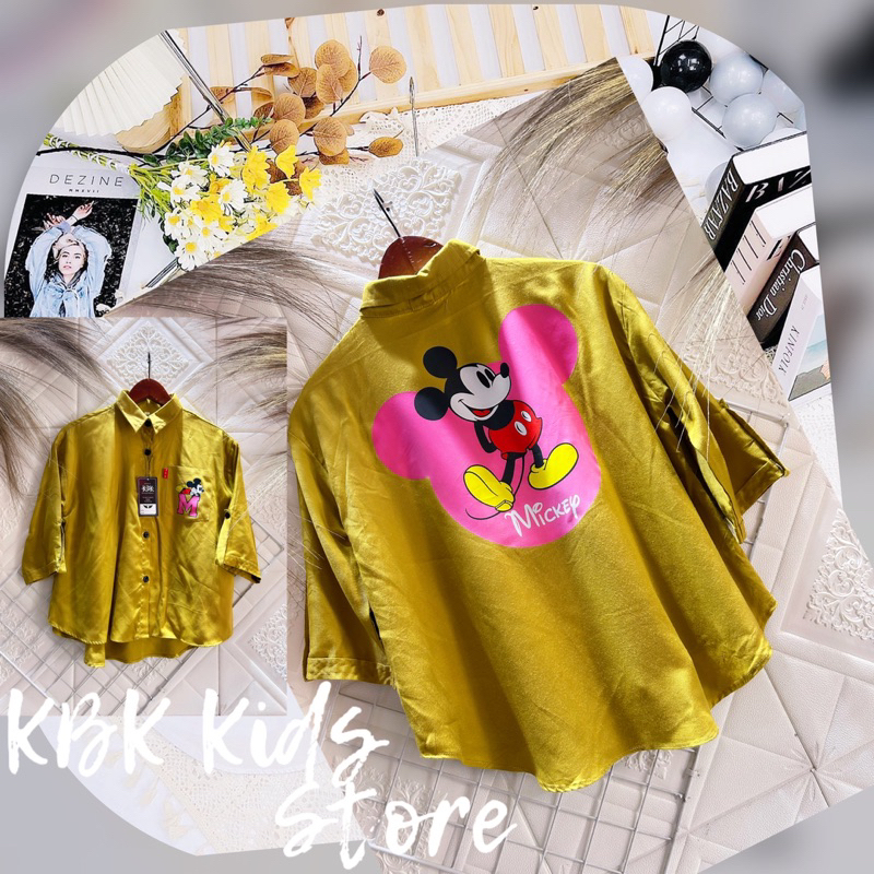 BAJU// ATASAN// BLOUSE ANAK PEREMPUAN MINIMOUSE DAN MOSCHINO USIA 3 SAMPAI 14 TAHUN