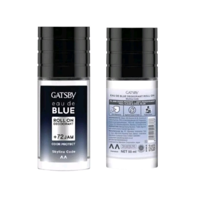 GATSBY ROLL ON DEODORANT EAU DE BLUE DEO ROLL-ON GATSBY 50ML