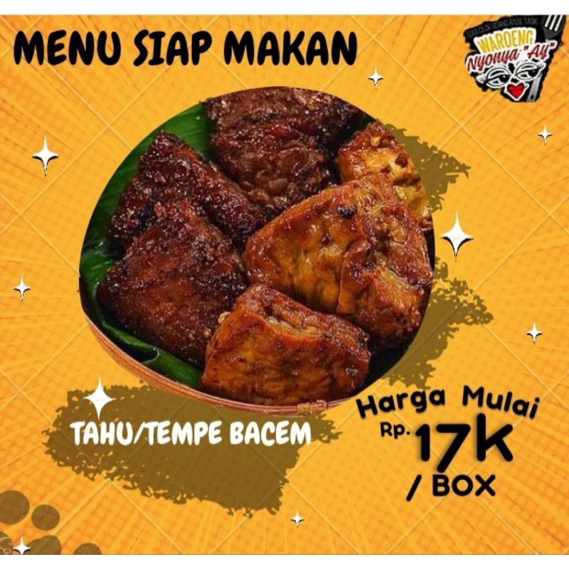 

Bacem Tempe/Tahu 10 Potong