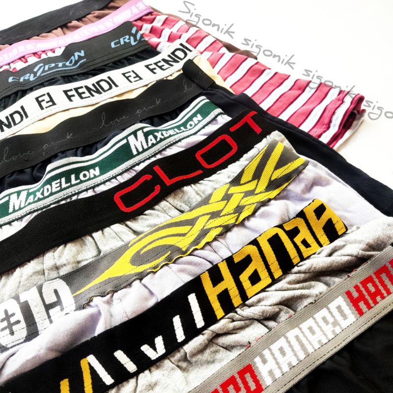 Boxer Celana Dalam Pria Dewasa M L XL XXL XXXL Big Size Cowok Remaja JUMBO Murah