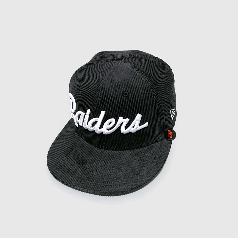 TOPI NEW ERA ORIGINAL 5950 COR SCRIPT LV RAIDERS BLACK