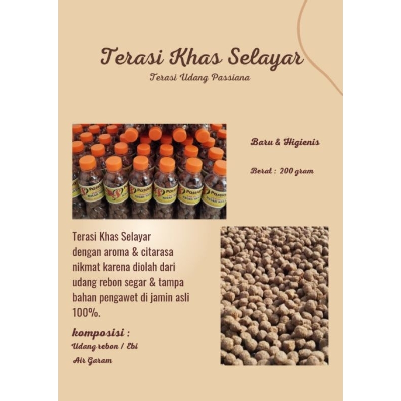 

Terasi Udang Khas Selayar 200 Gram