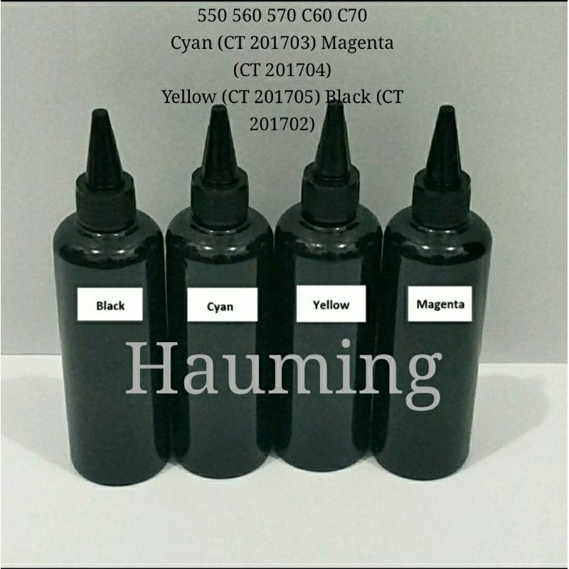 Serbuk Toner Refill 550 560 570 C60 C70 C-60 C-70 Color CMYK