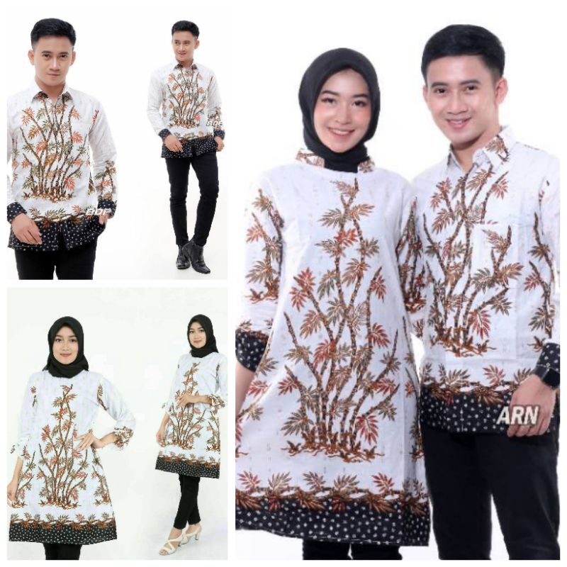 baju batik pasangan tunik,baju batik tunik couple,baju batik tunik pasangan