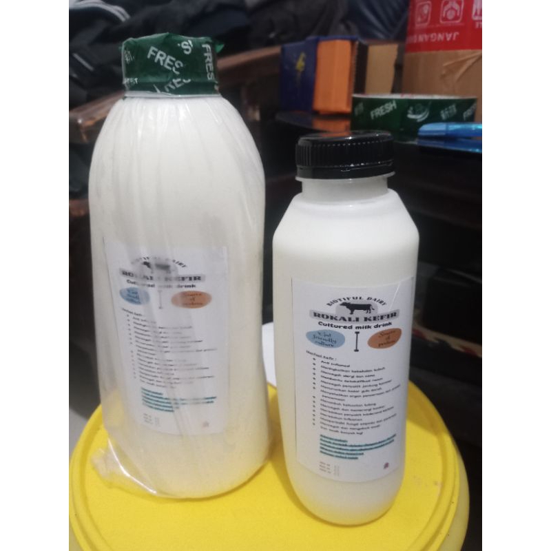 

Susu Sapi fermentasi ( Kefir ) kemasan 1 Liter