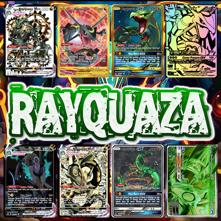 KARTU POKEMON TCG HOLOGRAM ENGLISH VERSION SPECIAL RAYQUAZA