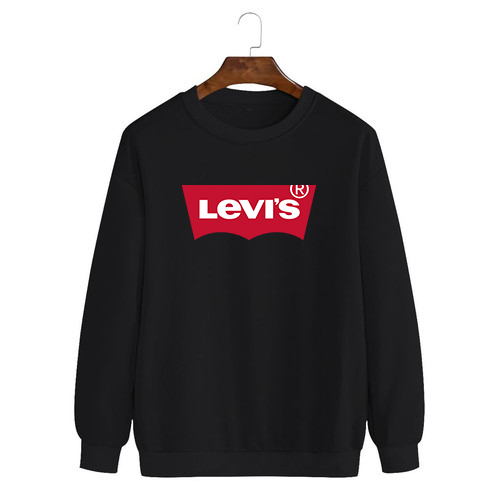 LEVIS Batwing Crewneck Sweater Pria - Motif Batwing