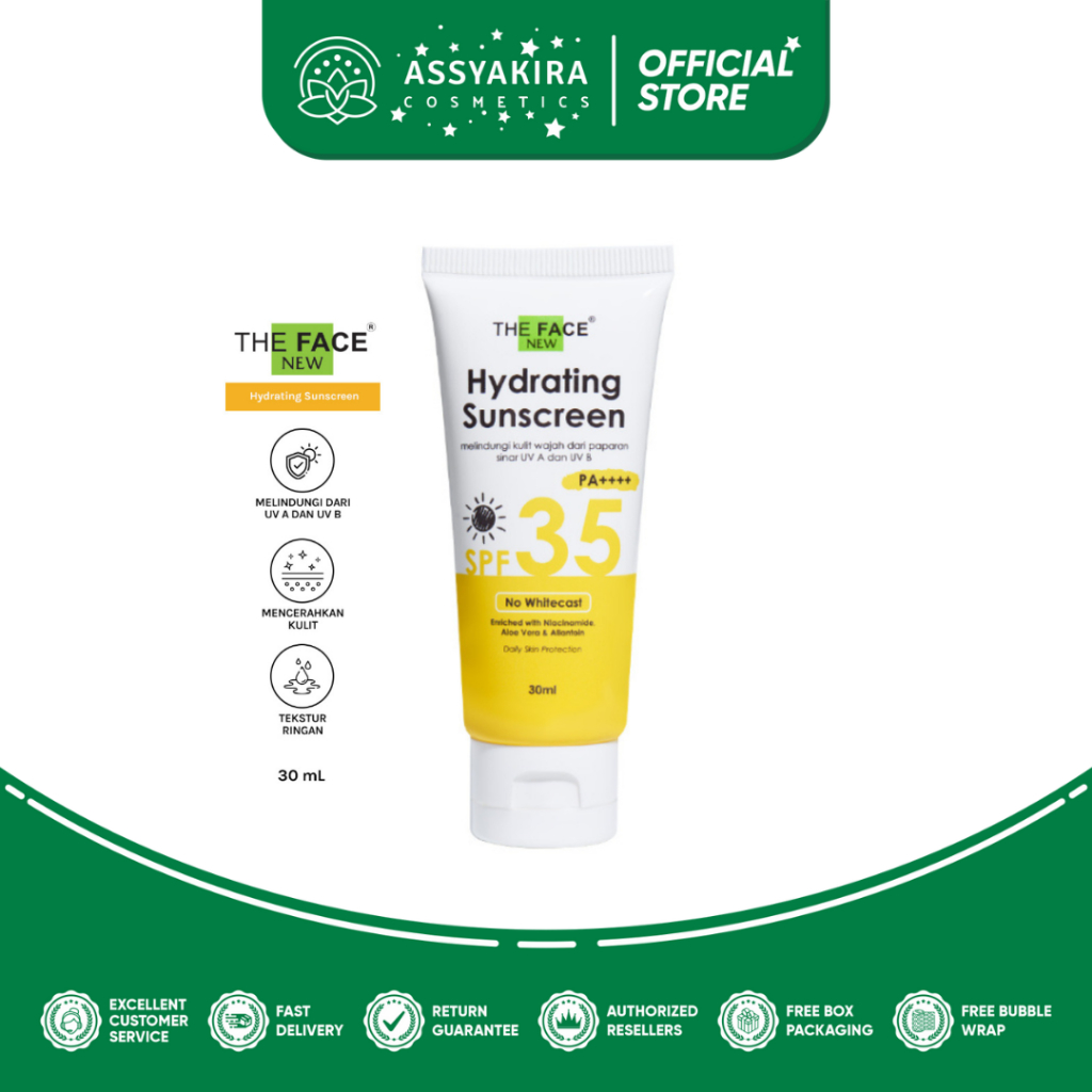 The Face Hydrating Sunscreen UV Defender SPF35/PA++++ 30ml