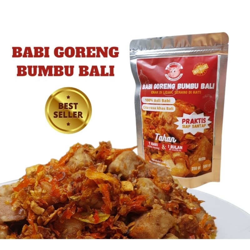 

Babi goreng bumbu Bali Oleh-oleh Pandawa Bali