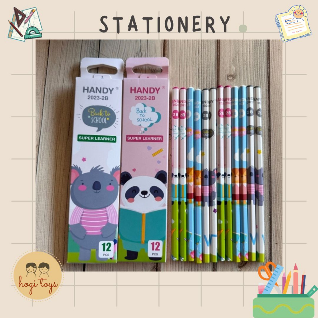 

Pensil Handy Pencil 2B 2022 2023 2024 2025 1 Lusin Isi 12 Pcs