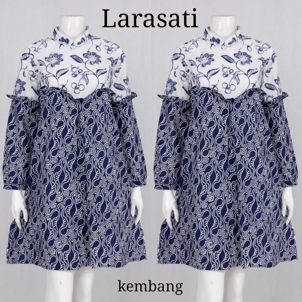 Larasati 01-02 | Tunik Batik Cap Garutan  - Langitjua Batik Solo