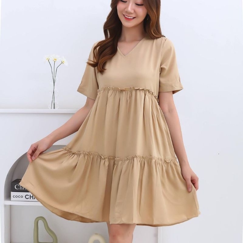 mishaa tiered dress