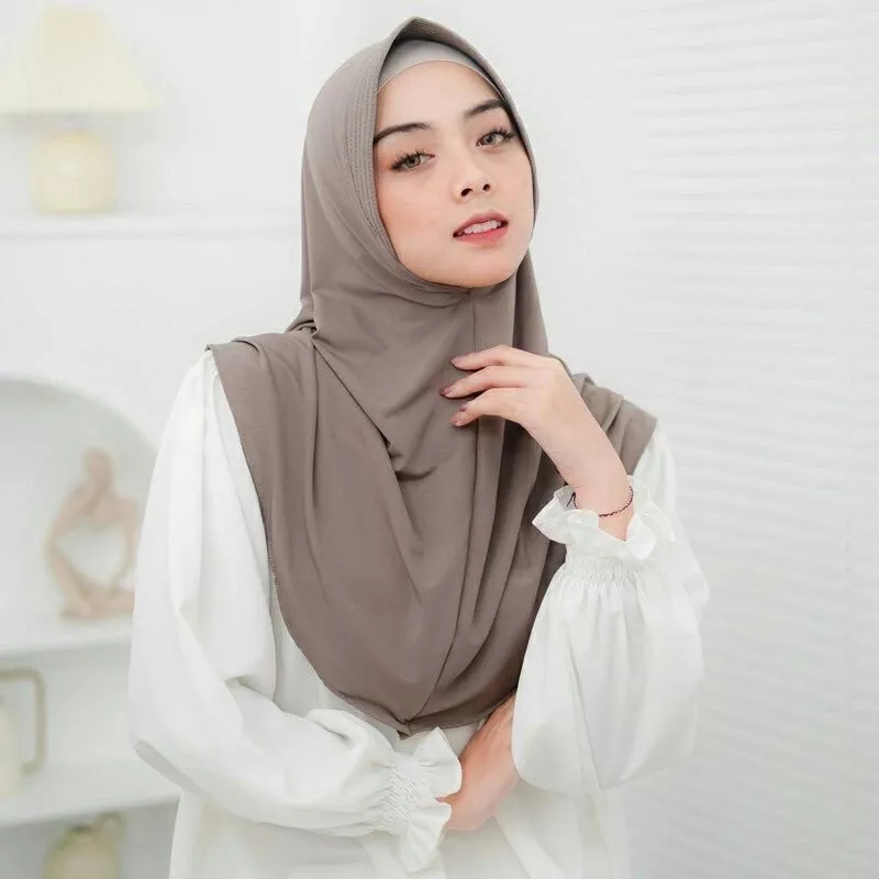 BERGOHAMIDAH  HIJAB INSTAN HIJAB BERGO HAIGET PREMIUM ASSIDIQ SIZE L