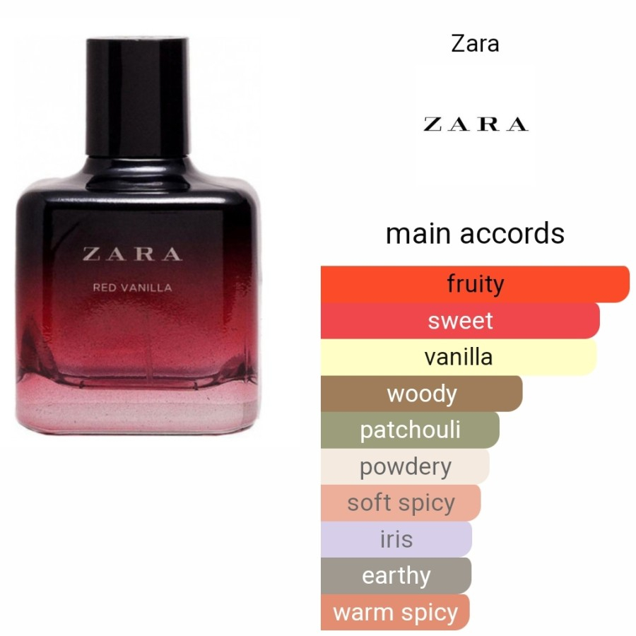 Parfum Zara Red Vanilla EDT 100ml Ori Reject Non box