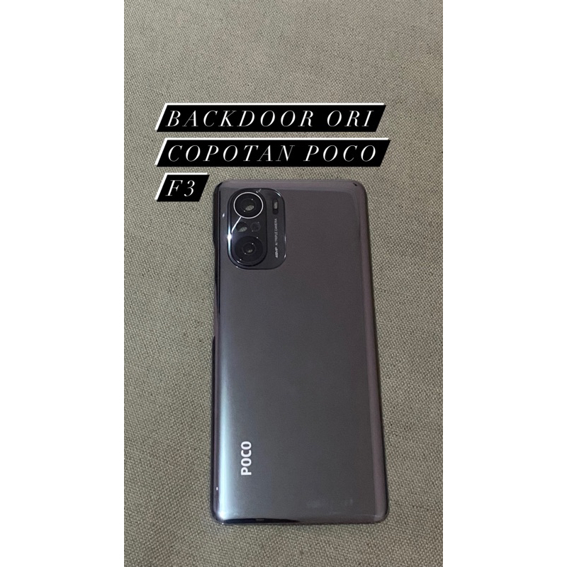 BACKDOOR ORI COPOTAN POCO F3
