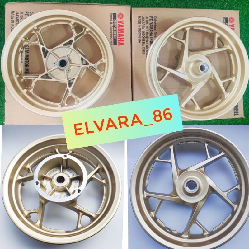 Velg depan belakang Yamaha X-MAX XMAX Original Gold