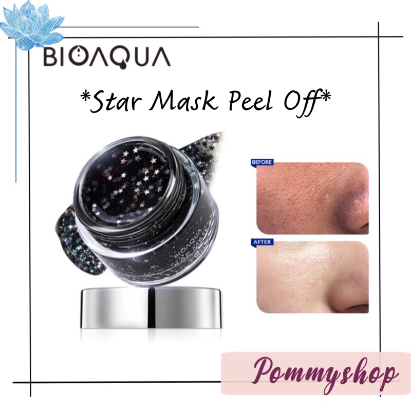 Bioaqua Star Mask Peel Off Mask Remove Blackhead Brightening Mask Shrink Pores 50g