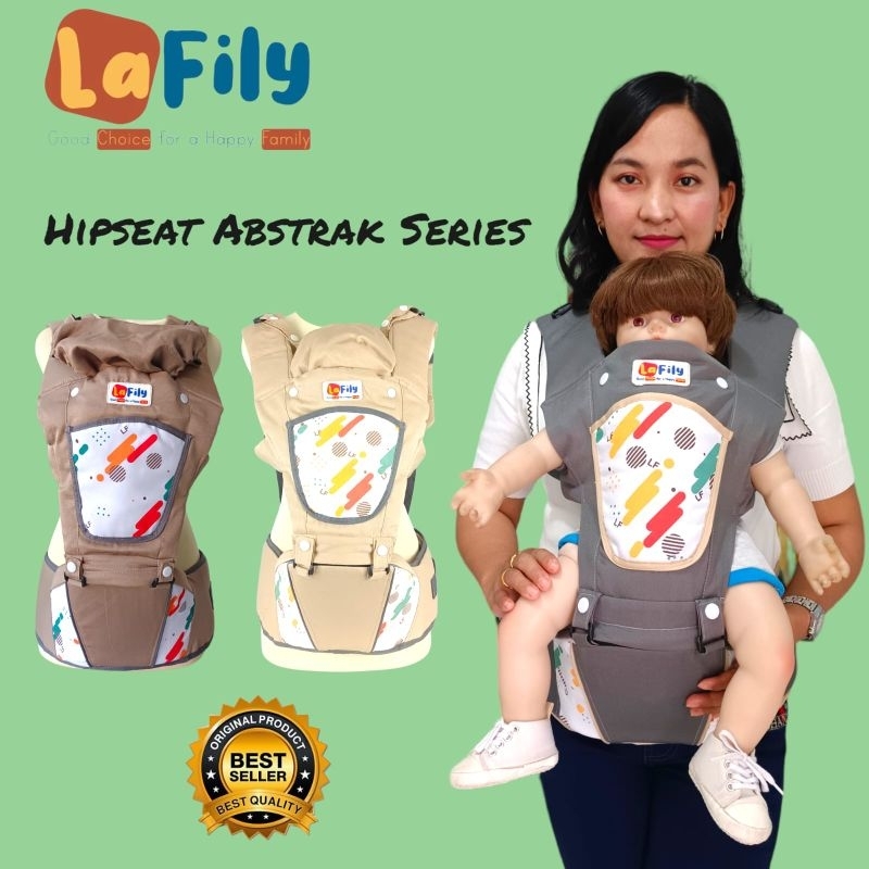 Gendongan Bayi Hipseat 6 Posisi Lafily Abstrak Series