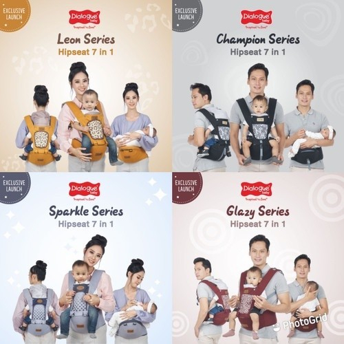 Gendongan Dialogue Baby hipseat 7in1 Dgg 1030 Dgg 1031 Dgg 1032 Dgg 1033 dll