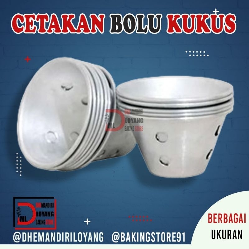 Bolu kukus / bolu kukus tinggi / cetakan bolu kukus mekar
