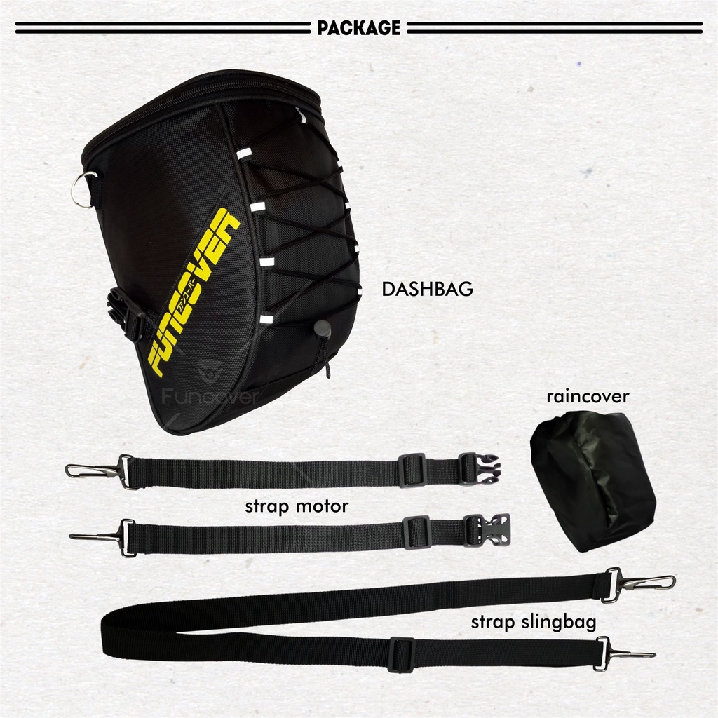 DASHBAG TANKBAG TAS MOTOR STAND PHONE HOLDER HP KAPASITAS BESAR WATERPROOF