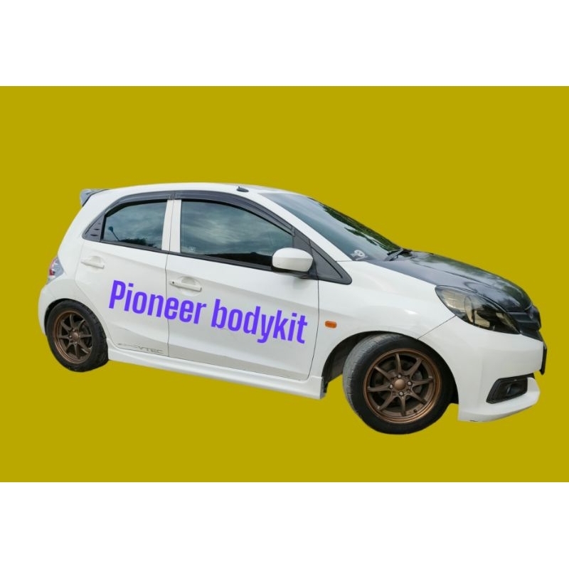 Sidekirt brio model RS Bodykit samping old new brio