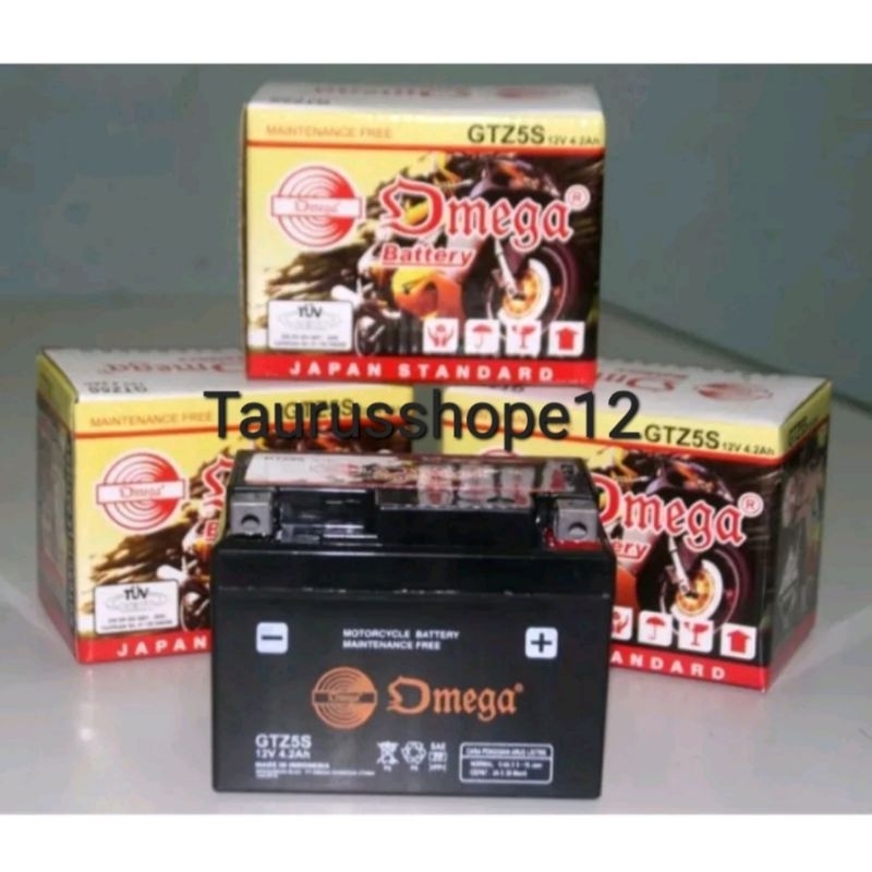 Accu Motor OMEGA GTZ5S-MF (Accu Kering)