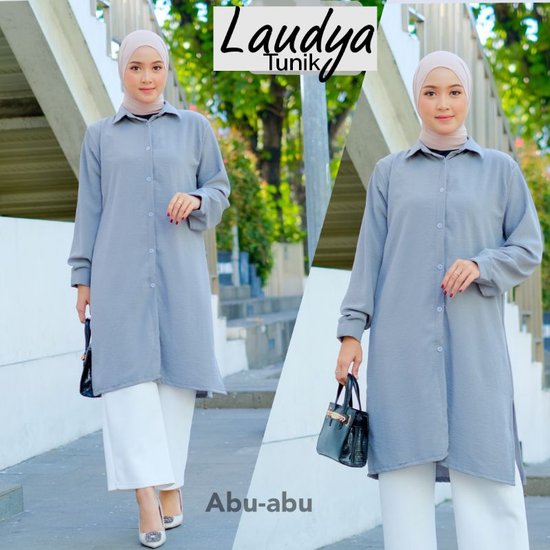 PROMO LAUDYA TUNIK/LONG TUNIK AIRFLOW JUMBO LD 100,110&amp;120