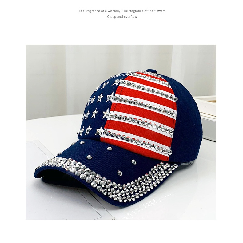 Topi motif bendera amerika untuk pria dan wanita