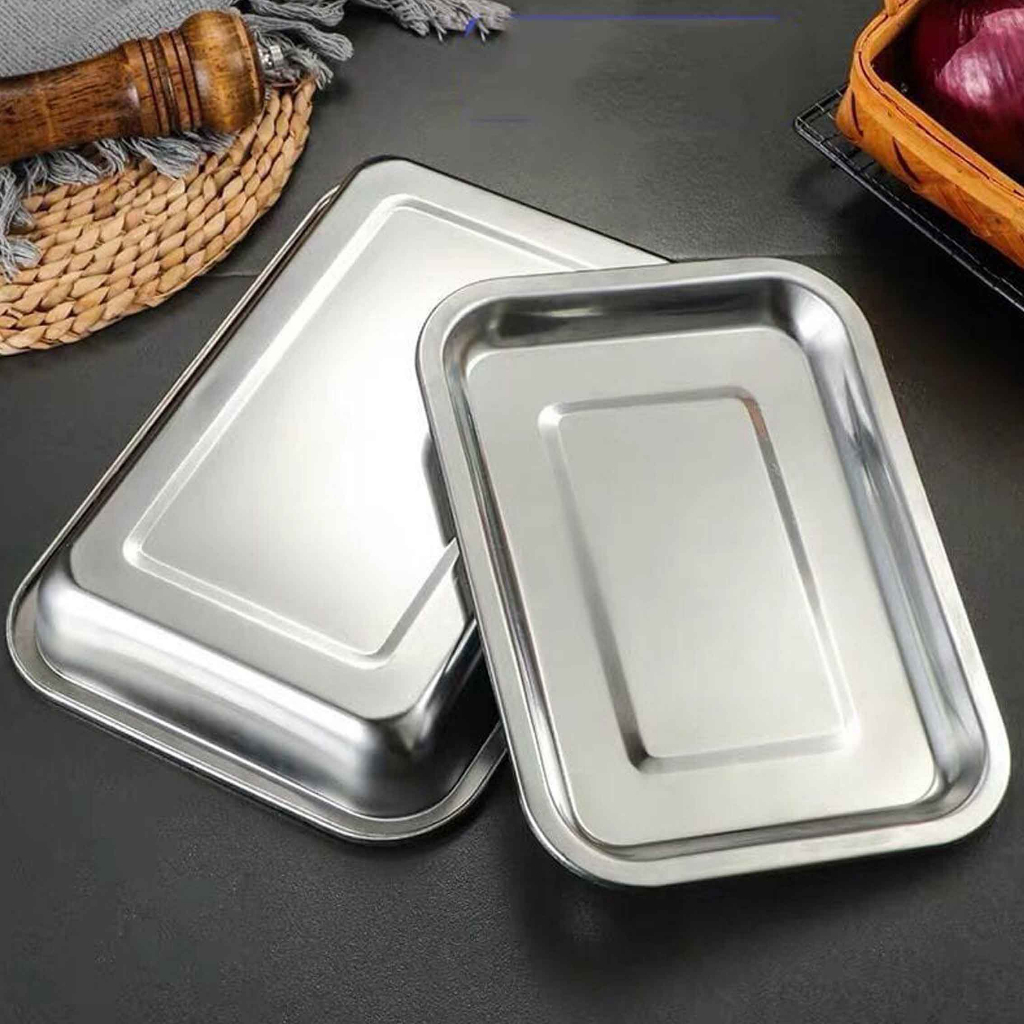 Nampan Stainless / Nampan Anti Karat / Nampan Multifungsi / Tatakan