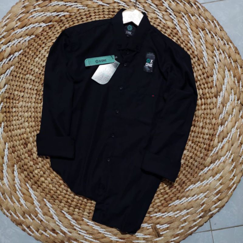 Kemeja panjang Polos kemeja kerja hitam navy maron putih abu muda abu tua biru softblue turkis