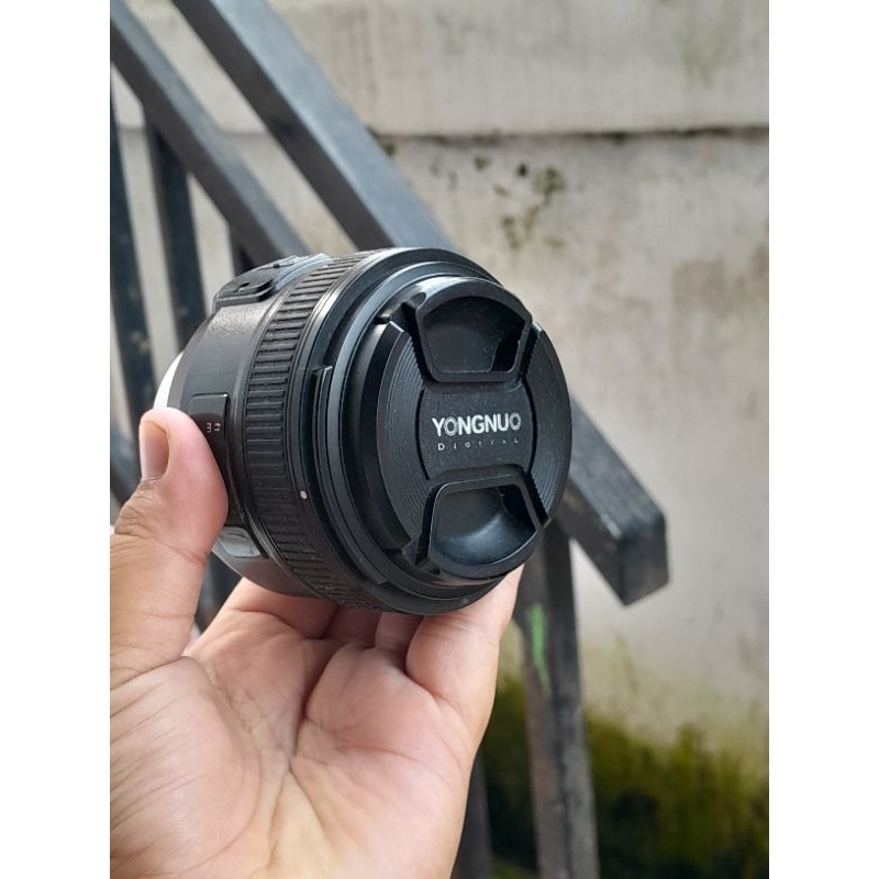 lensa fix yongnou bokeh abis