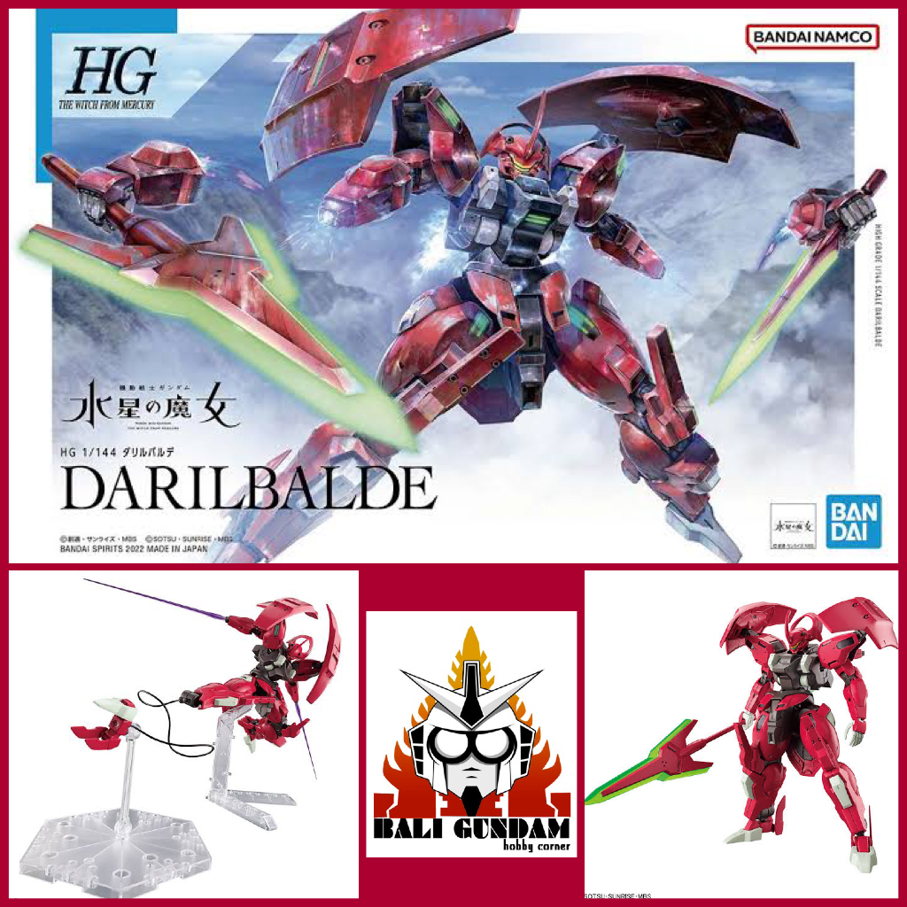 HG 1/144 MD-0064 DARILBALDE Bali Gundam Hobby Corner Bandai Original