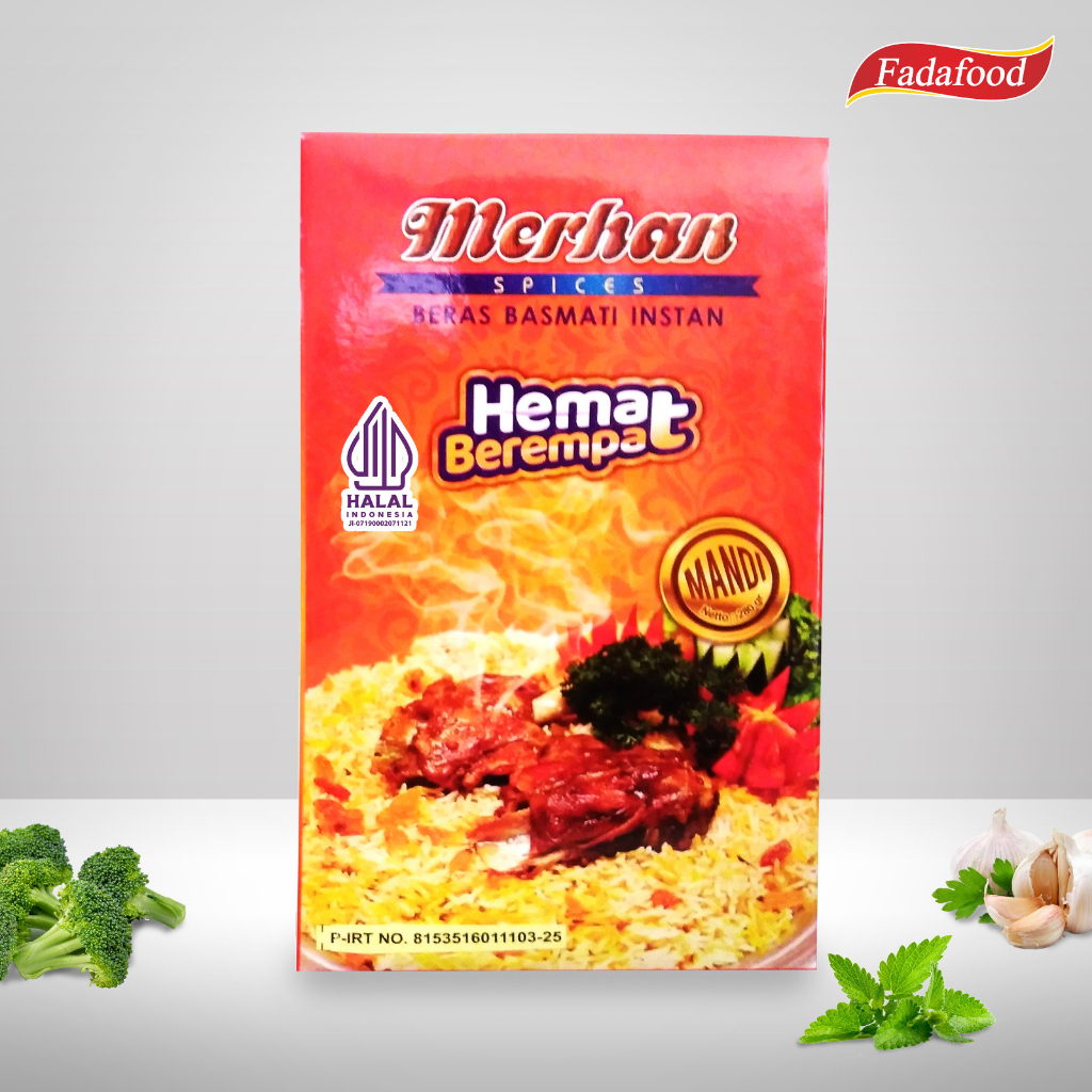 

HEMAT BEREMPAT MERHAN MANDI (Instant Basmati Rice) 280gr