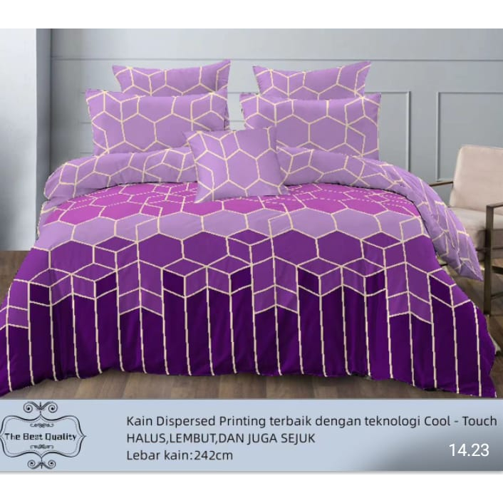 Sprei homade uk 160x200,180x200 sprai bahan katun