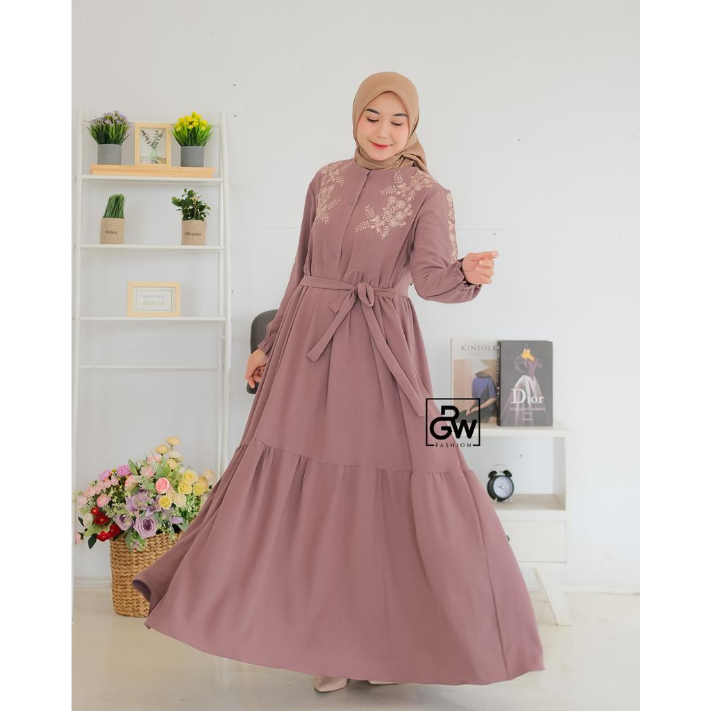 SHANZA GAMIS VARIASI RENDA NEW / MODEL TERBARU BREND ORI AKU KARISSA/SHANZA DRESS ORIGINAL AKU KARIS